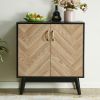 JaydenMax Modern Buffet Storage Cabinet, Sideboard Buffet Cabinet with Doors and Storage Shelves for Kitchen, Office, Dining Room, Living Room