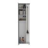 Broom Storage Closet Edmond, Kitchen, White