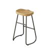 Multi-Functional Kitchen Island Cart with Stylish and Minimalist Bar Stools, Combination Set, Convenient and Practical (White Kitchen Island + Wood Co