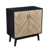 JaydenMax Modern Buffet Storage Cabinet, Sideboard Buffet Cabinet with Doors and Storage Shelves for Kitchen, Office, Dining Room, Living Room