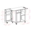 Douglas Utility Kitchen Cart; Natural