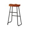 Multi-Functional Kitchen Island Cart with Stylish and Minimalist Bar Stools, Combination Set, Convenient and Practical (Black Kitchen Island + Brown B