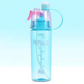 Portable Outdoor Sports Mist Spray Cup (Option: Blue-600ml)