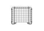 Oceanstar Stackable Metal Wire Storage Basket Set for Pantry, Countertop, Kitchen or Bathroom ‚Äì Black, Set of 3